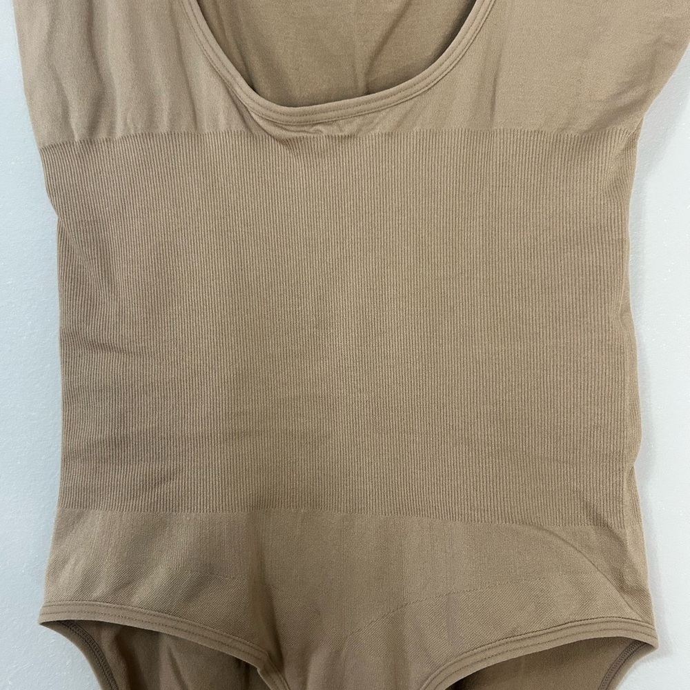 Women’s Dreamwear Tan "Love Your Curves" Body Shaper Bodysuit - Size L - Picture 3 of 8